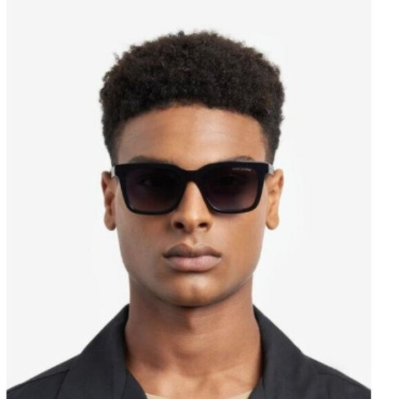 🔥NWT MARC JACOBS MARC 683/S Sunglasses Black Frame Gray Lenses🔥 $395 - Picture 2 of 7